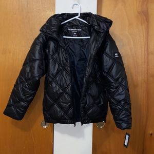 ♣️NWT Kenneth Cole New York Puffer Hood Jacket with side zippers